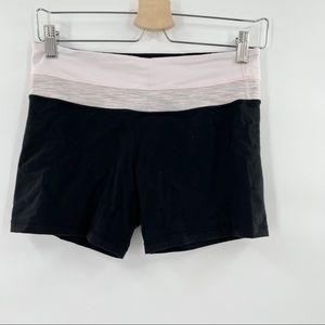 pink lululemon shorts size 6
